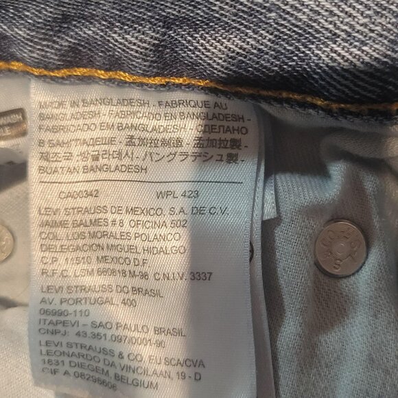 Levi’s 550 Men’s Relaxed Fit Jeans W40 L32 Light Wash - Picture 9 of 9